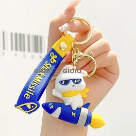 Resim Silver1 Gıoıo Anahtarlık Küçük Kolye Hediye Sevimli Üç Boyutlu Bebek Okul Çantası Çanta Çekicilik (Yurt Dışından) 