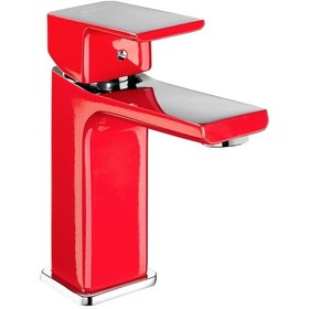 Resim Eca Tiera Lavabo Bataryası Kırmızı - Krom 103308989 