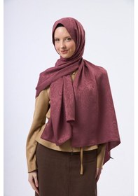 Resim Mirsoy Scarf Velora Modern Desen Şal Gül 