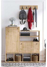 Resim Decormet Wess Ayakkabılık Safir Meşe -dec-20077 Çok Renkli 