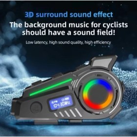 Resim Magicool K19 Kameralı Motosiklet Kask Bluetooth Kulaklık Su Geçirmez Intercom Radyolu Hafıza Kartlı 