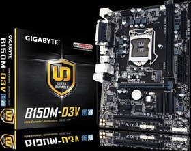 Resim GIGABYTE B150M-D3V-DDR3 1866MHz M2 Anakart Gigabyte