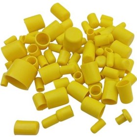 Resim Motosiklet Cg Asya Kuba Civata Süs Silikon Sarı Tapa Seti 