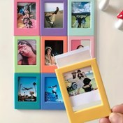 Resim 8 Parça Bohem Tarzı Dikdörtgen 8,8 cm Yatay Plastik Manyetik Fotoğraf Çerçevesi - Fuji Film için Resim Çerçevesi, İnce Anlarınızı Şık Bir Şekilde Sergilemek Üzerine Tasarlanmış Ofis, Mutfak, Oturma Odası ve Yatak Odası Dekoru ya da Sevgililer Günü, Doğum Günü ve Yeni Yıl Hediyesi, Hatıra Anısı,Hediye Fikirleri,Minimalist Çerçeveler,Retro Tasarım,Dayanıklı Malzeme,Kompakt Boyut,Küçük Çerçeveli Fotoğraflar,Anında Film Çerçeveleri,İç Mimarlar,Hediye Alışverişçileri 