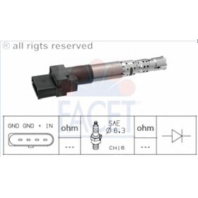 Resim Sharan 2.8 V6 24v Ayl 00→ Ateşleme Bobini 022905100a 022905100n 