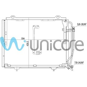 Resim Klima Radyatörü Mercedes W202 C230, C250 Kompresör 1995-2000 / 202 830 07 70, 202 830 10 70 
