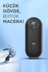 Resim Torima Cmr-34 Beyaz 4k Kayıt, Geniş Açı,manyetik Ve Klips Tasarımlı Giyilebilir Aksiyon Ve Motosiklet Kamerası Beyaz 