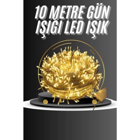 Resim Dış Mekan LED Aydınlatma 10 Metre Gün Işığı LED Işık Pilli 