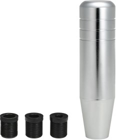 Resim Neevoyu Alüminyum Vites Çubuğu Kolu 13cm Evrensel Uyumlu 8-12mm Adaptörler İle Gümüş 