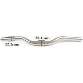 Resim Kaweı Bisiklet Gidon Direksiyon Boğazı Alüminyum 2 Vidalı25.4Mm Siyah 