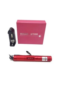 Resim Lazer Green Laser Pointer Şarjlı Güçlü Yeşil Metal Kasa 