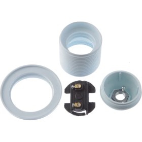 Resim Tek-İş Duy E-27 Yarımdiş Rondeleli Beyaz E27 