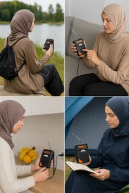 Resim Voltico J-167 3 Bant Radyo – FM/AM/SW | USB Şarjlı | Kulaklık Girişli 