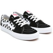 Resim Vans VN0A4UUK4W71 UA SK8-Low Siyah Deri Erkek Lifestyle Ayakkabı 