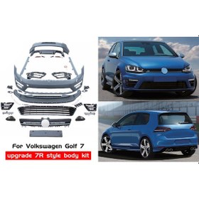 Resim Vw Golf7 Vıı Için 7r Bodykit Tam Dolu/eksiksiz Body Kit Seti 