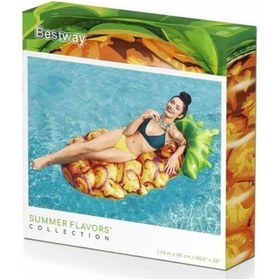 Resim Bestway Şişme Deniz Yatağı Koltuk Ananas Desenli - 43310 Lisinya Alithestereo Çok Renkli 