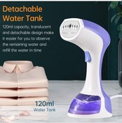 Resim Vkemall Ev İçi El Tipi Buharlı Ütü - 1100w Güçlü, 120ml Su Tankı, Taşınabilir, Mor, Avrupa Standartı 220v 