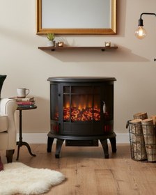 Resim Reyo Stove Sümer 1950 Watt Çift Kademe Dekoratif Elektrikli Şömine 