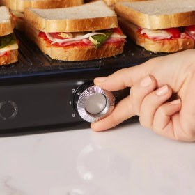 Resim Özbience Çift Taraflı 5 Kademe Premium Izgara ve Tost Makinesi, Çıkarılabilir Plakalar 