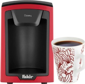 Resim Fakir Closey Kişisel Filtre Kahve Makinesi Kirmizi 