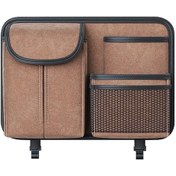 Resim Rogfer Araba Koltuğu Sırt Düzenleyici Çok Fonksiyonlu Saklama Çantası Dekoratif Ürünler Kahverengi 