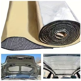 Resim Alüminyum Folyolu Kendinden Yapışkanlı 6mm 100x100 Oto Ses Ve Isı Yalıtım Malzemesi 