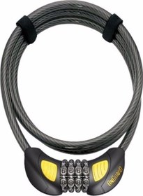 Resim ONGUARD Terrier Combo 8064 Glo Şifreli Bisiklet Kilidi 185Cmx10Mm 