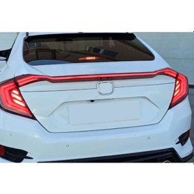Resim CIVIC FC5 2016-2021 IÇIN UYUMLU HAREKETLI SINYALLI LED STOP 