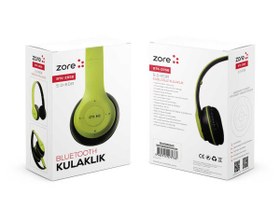 Resim Genel Markalar Zore BTK ZR56 Kafa Üstü Bluetooth Kulaklık Yeşil 