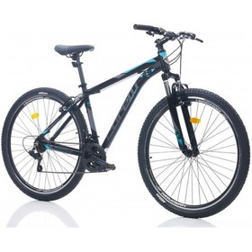Resim Corelli Snoop 3.4 29 Jant 21 Vites 46cm Kadro Siyah/neon-mavi Dağ Bisikleti V Fren Siyah - Mavi 