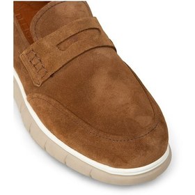 Resim Deery Erkek Hakiki Süet Taba Renk Loafer Ayakkabı - 02045mtbae01 