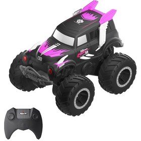 Resim Uzaktan Kumandalı Dublör Araba, 2.4 Ghz 4wd Çift Taraflı-pembe 