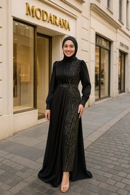 Resim Modarana Zişan Tesettür Abiye 