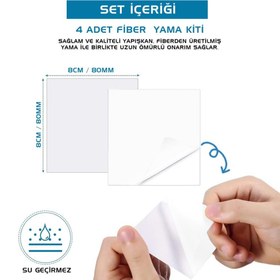 Resim Argeus Kendinden Yapışkanlı Tamir Yaması Beyaz 