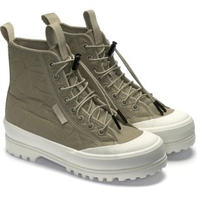 Resim Superga 2644 Alpina Quilted Nylon Kadın Yeşil Günlük Ayakkabı 