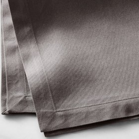 Resim Genoa Dokuma Keten Leke Tutmaz Peçete Gri (2'li Set) - 45x45 cm 