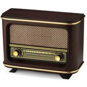 Resim Bluetoothlu Nostaljik Ahşap Radyo + Pil 
