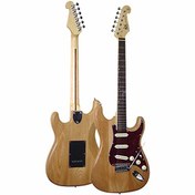 Resim SX Stratocaster Elektro Gitar (Vintage Natural) 