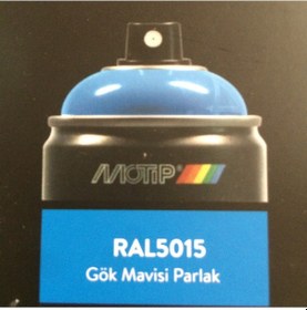 Resim Motip Carat 400 Ml- Gök Mavisi - Sprey Boya Ral 5015 Germany 