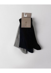 Resim Madame Coco Secouer 3'lü Erkek Soket Çorap - Siyah/gri 8684427299937 Siyah 
