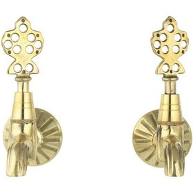 Resim FKN LPD İkili Sarı Osmanlı Musluk 