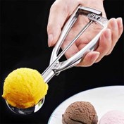 Resim 1 Adet Paslanmaz Çelik Dondurma Kaşığı, Kurabiye Hamuru Kaşığı ve Cupcake Kaşığı - Anneler Günü, Noel, Şükran Günü, Cadılar Bayramı için Uygun, Arkadaşlar ve Aile İçin En İyi Hediye 