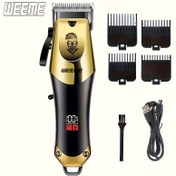 Resim WEEME 810 Bağımsız Elektrikli Tıraş Makinesi, Düşük İletkenlik Seramik Bıçak, Sessiz Motor - USB Pratik Şarj, Kalıntısız Saç Kesimi ve Sakal Düzeltme, Sevgililer Günü & Yeni Yıl Hediyesi Erkek Arkadaş/Baba İçin 