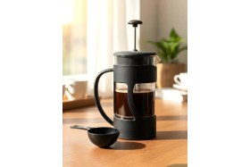 Resim Feyza Design Prensess French Press ve Kaşık Seti, Şık ve Kullanışlı Hediye 