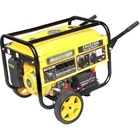 Resim Güçlü 3.5 Kwa Marşlı Ipli Tekerlekli Benzinli Jeneratör Isınmaya Karşı Full Otomatik 
