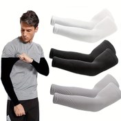 Resim 3 Çift Soğutucu Kol Kolluk, Nefes Alabilir, Esnek ve Hızlı Kuruyan Spor & Günlük Kullanım İçin, Buzlu Kumaş, Elastik Fit, Yaz Aktiviteleri ve Bisiklet için Aksesuar 