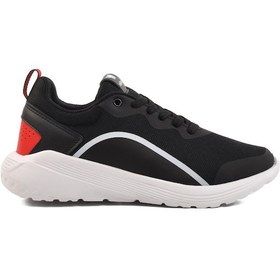 Resim Siyah Beyaz Fileli Hafif Unisex Spor Ayakkabı Dera 640 G Siyah-beyaz Siyah - Beyaz 
