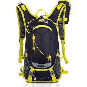 Resim Sarı Outdoor Su Depolama Sırt Çantası - Bisiklet, Yürüyüş, Spor İçin 210d Nilon Materyal Sarı Sarı 