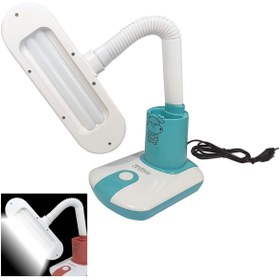 Resim Genel Markalar Sılver Toss St-7821 Kitap Okuma Çocuk Masa Lambası Kalemlik Turkuaz 26 Led 220V 