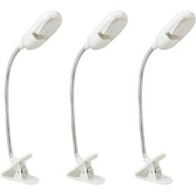 Resim Saatistan Şarjlı Kitap Okuma Lambası, Hafif ve Taşınabilir, Ayarlanabilir Işık 